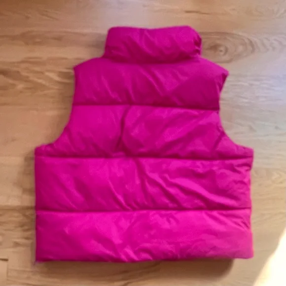 OLD NAVY PINK PUFFER VEST SIZE 2X - Picture 3 of 10